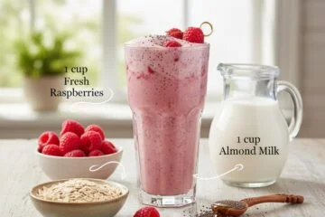 Easy Raspberry Fiber Drink