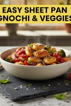 Easy Sheet Pan Gnocchi & Veggies