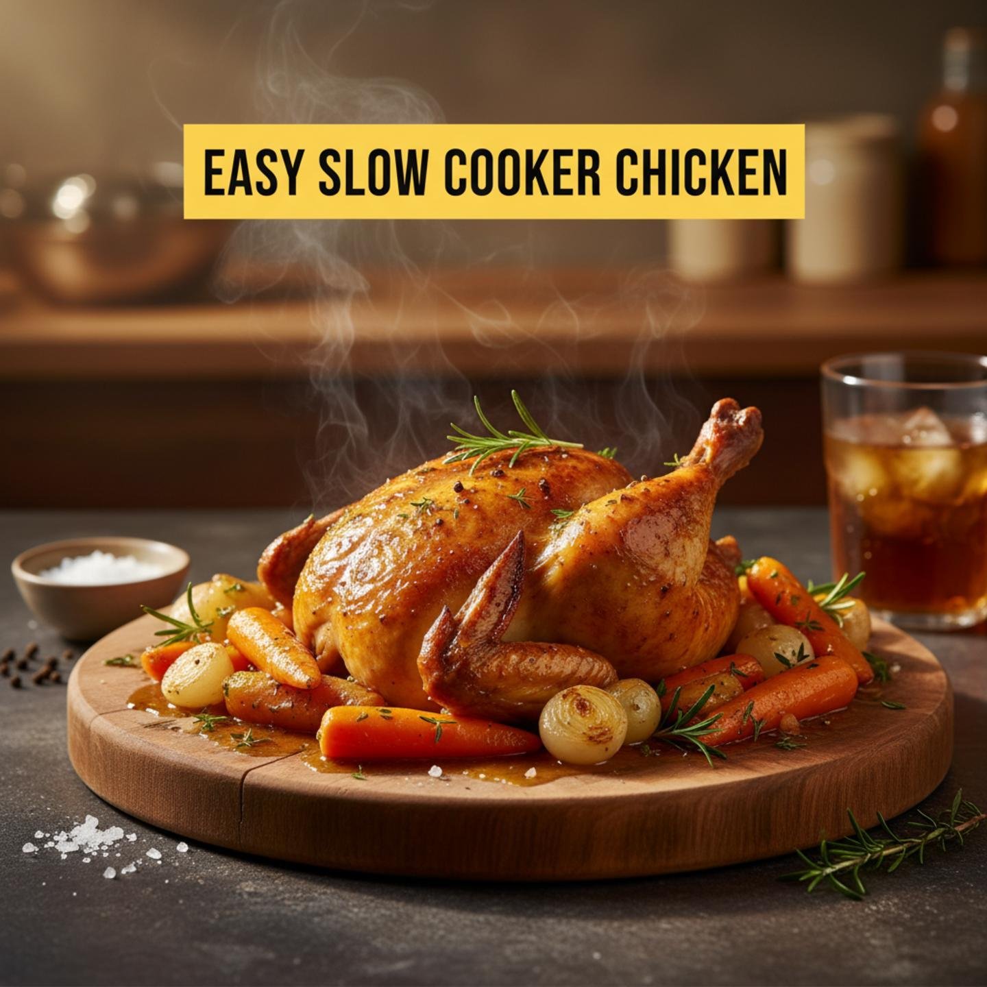 Easy Slow Cooker Chicken