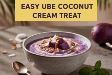 Easy Ube Coconut Cream Treat