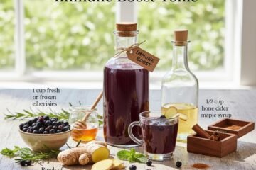 Elderberry Shrub: Immune Boost Tonic