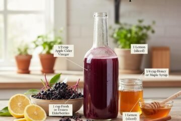 Elderberry Shrub: Immune Tonic Recipe