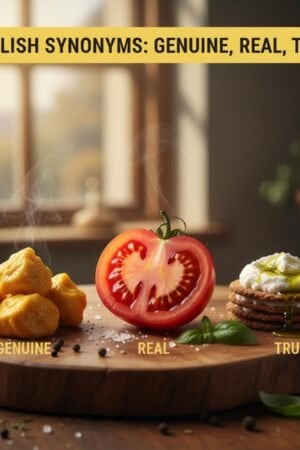 English Synonyms: Genuine, Real, True