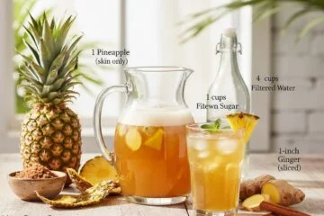Fermented Pineapple Skin Tea