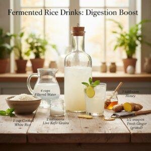 Fermented Rice Drinks: Digestion Boost