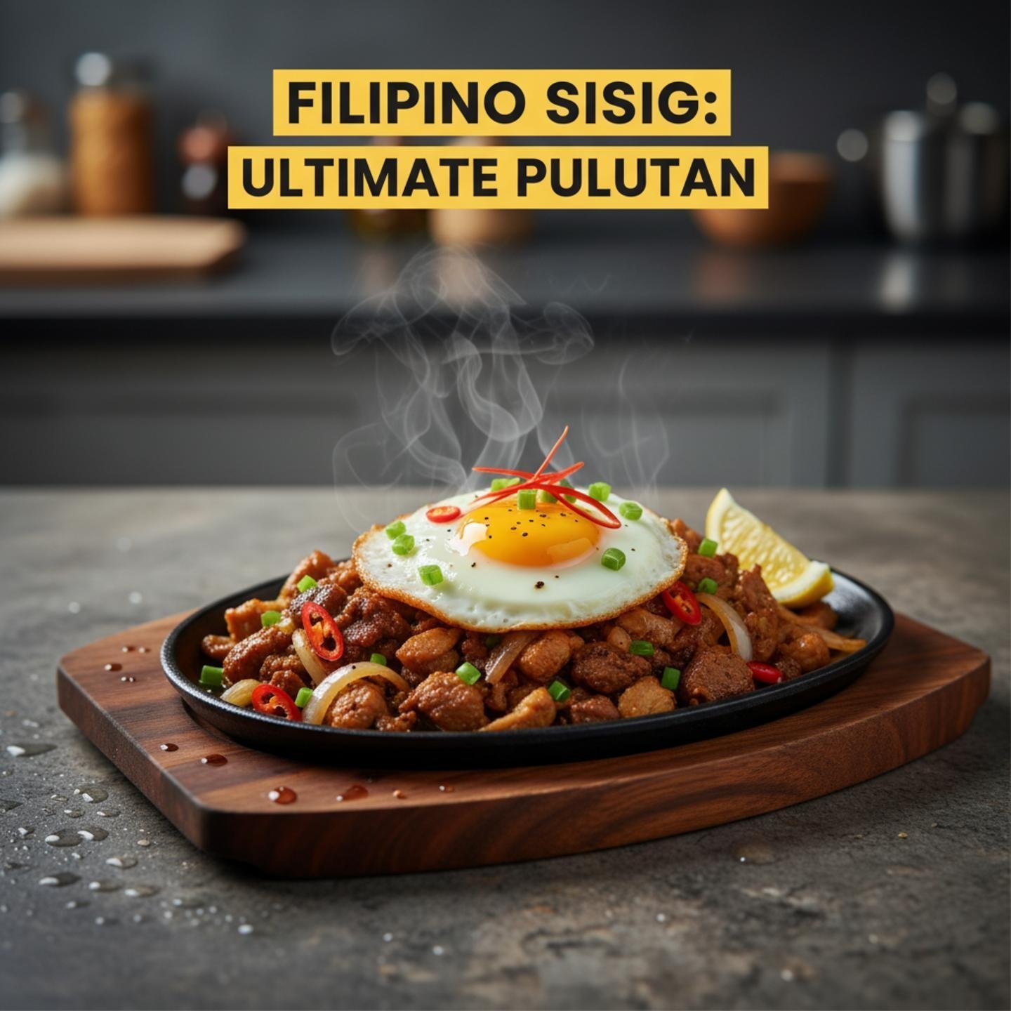 Filipino Sisig: Ultimate Pulutan