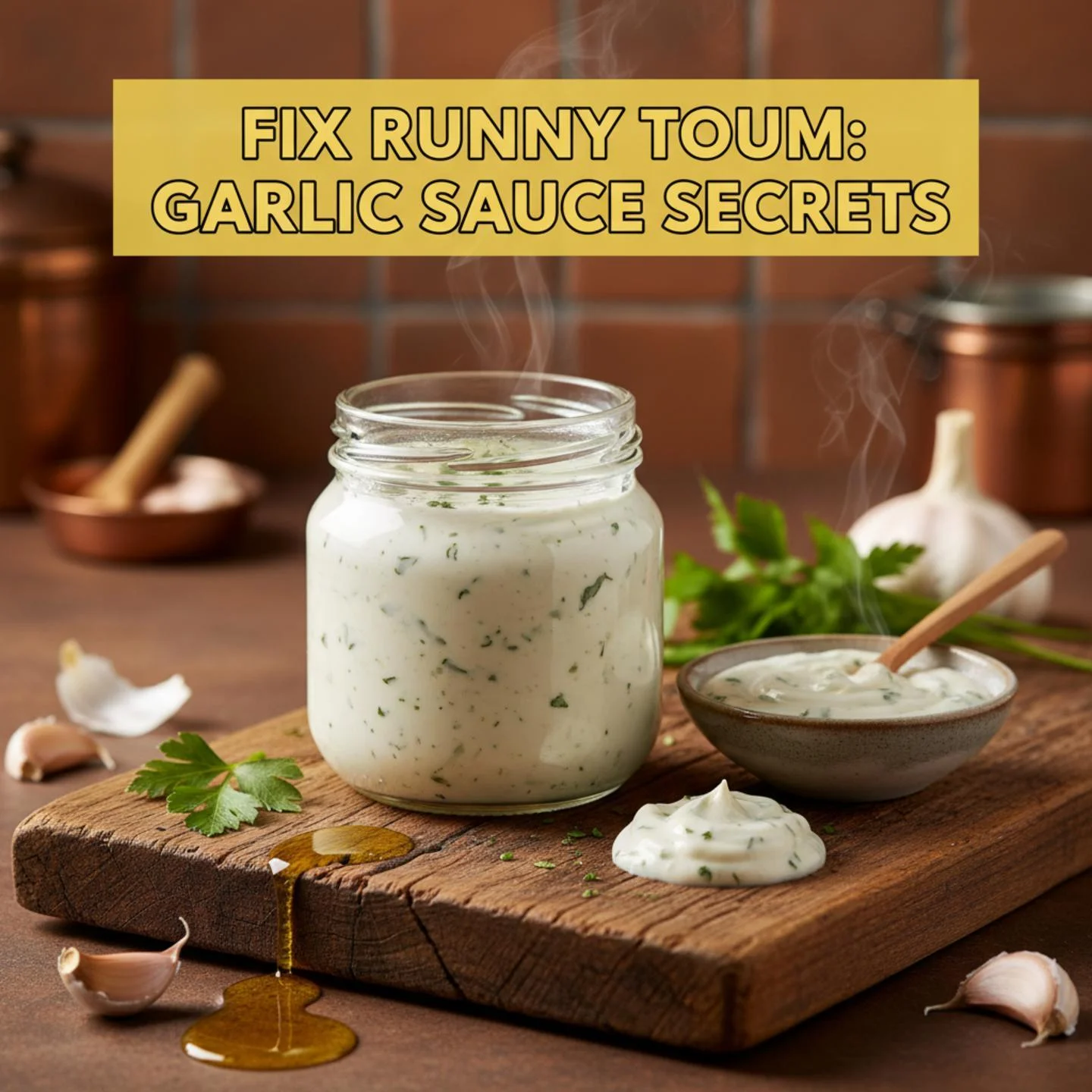Fix Runny Toum: Garlic Sauce Secrets