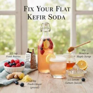 Fix Your Flat Kefir Soda