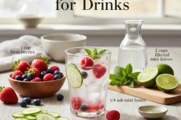 Flavorful Ice Cubes for Drinks