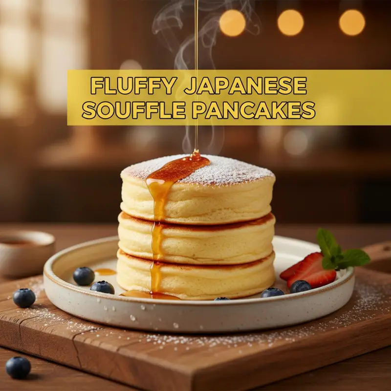 Fluffy Japanese Souffle Pancakes