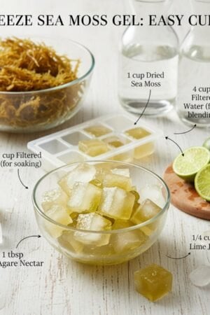 Freeze Sea Moss Gel: Easy Cubes
