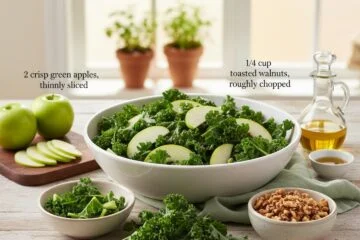 Fresh Kale & Apple Salad