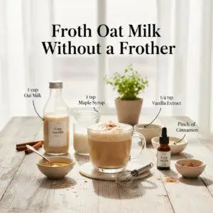 Froth Oat Milk Without a Frother