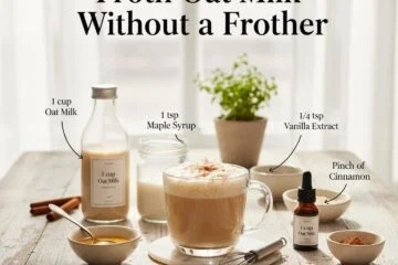 Froth Oat Milk Without a Frother