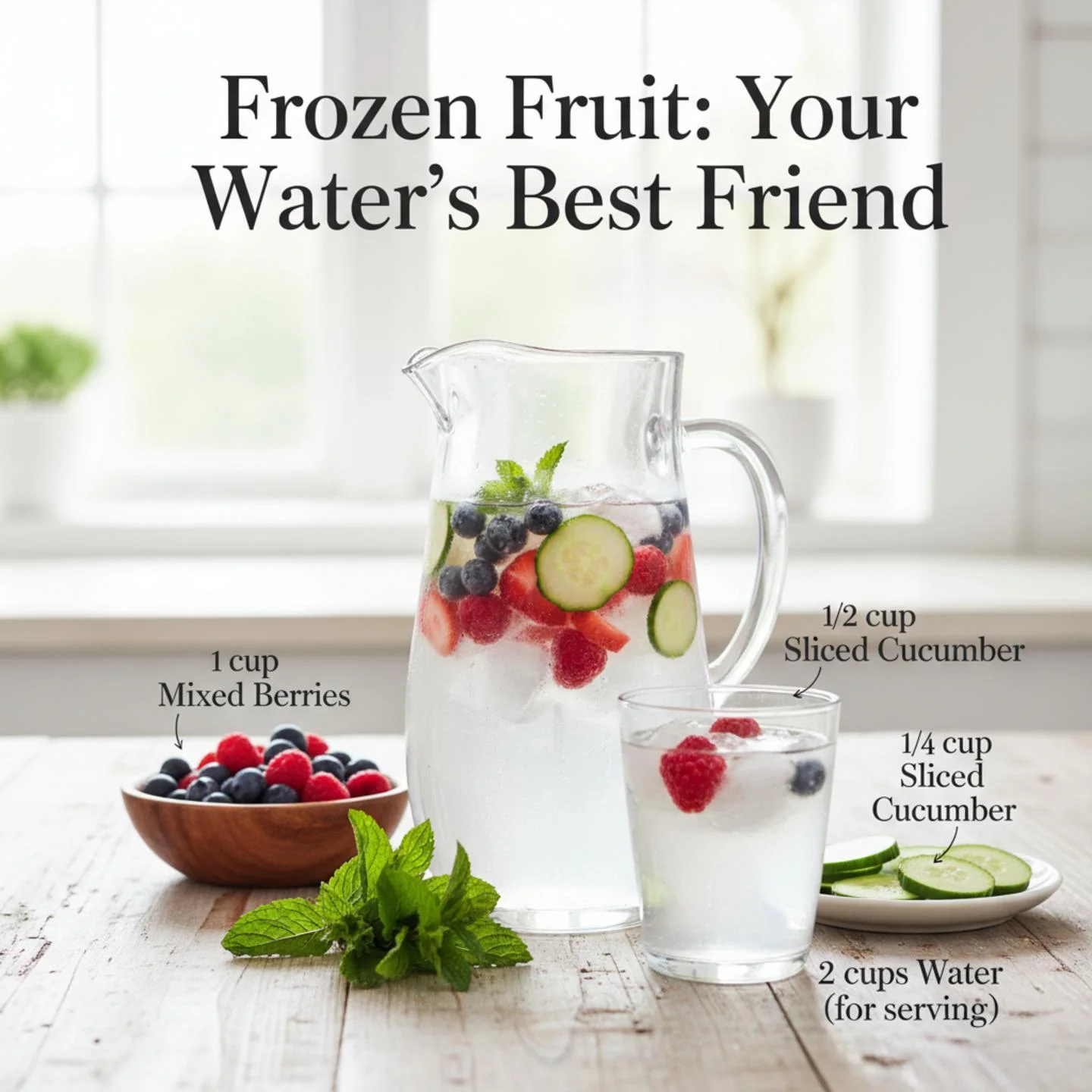 Frozen Fruit: Your Water's Best Friend