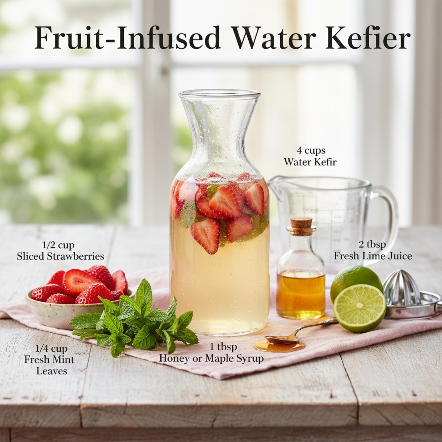 Fruit-Infused Water Kefir