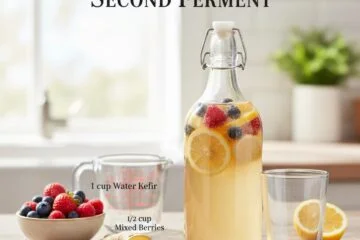 Fruit Water Kefir Second Ferment