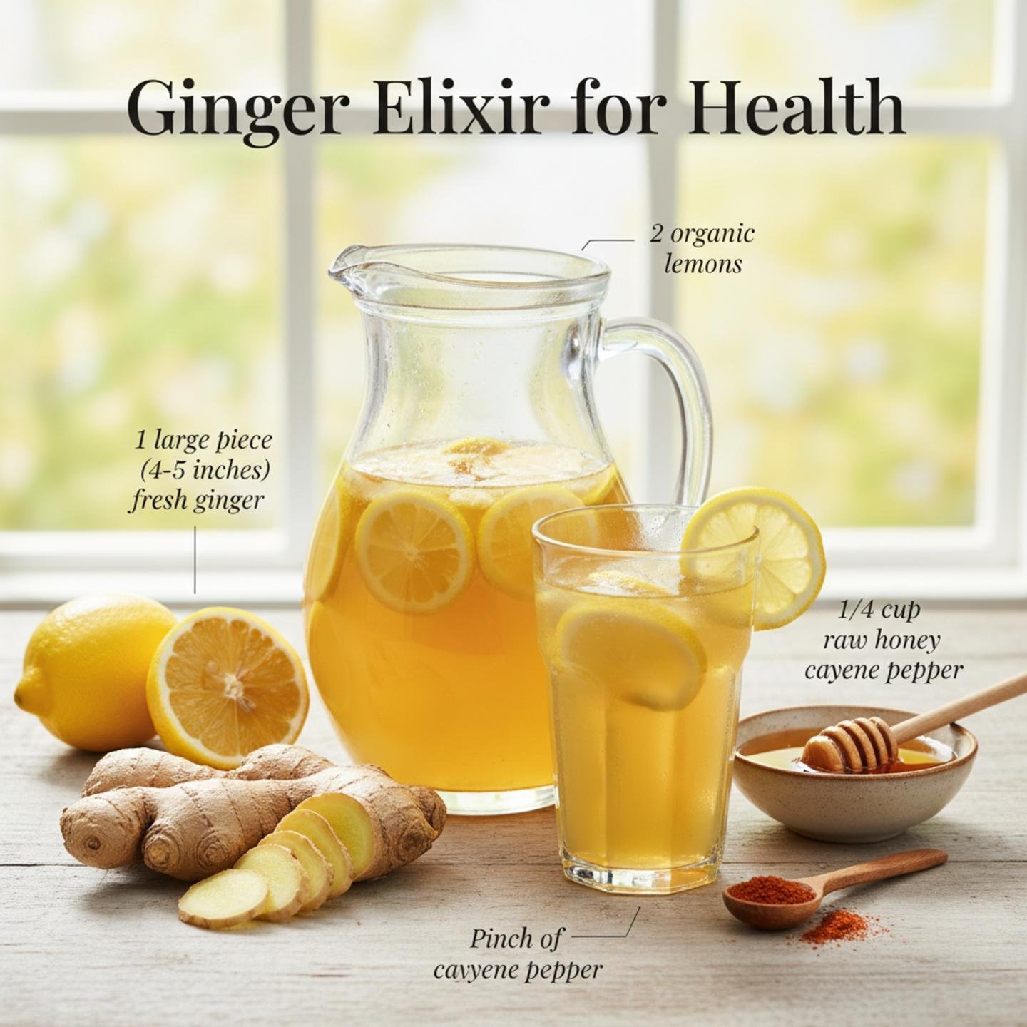 Ginger Elixir for Health