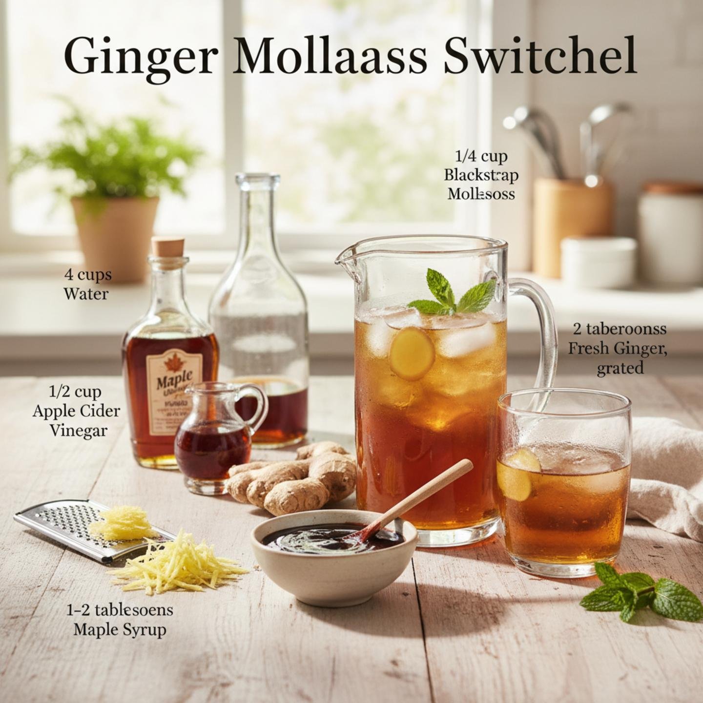 Ginger Molasses Switchel