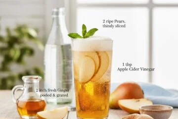Gingery Pear & ACV Fizz