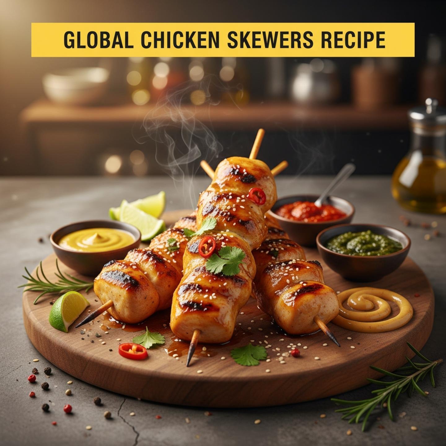 Global Chicken Skewers Recipe