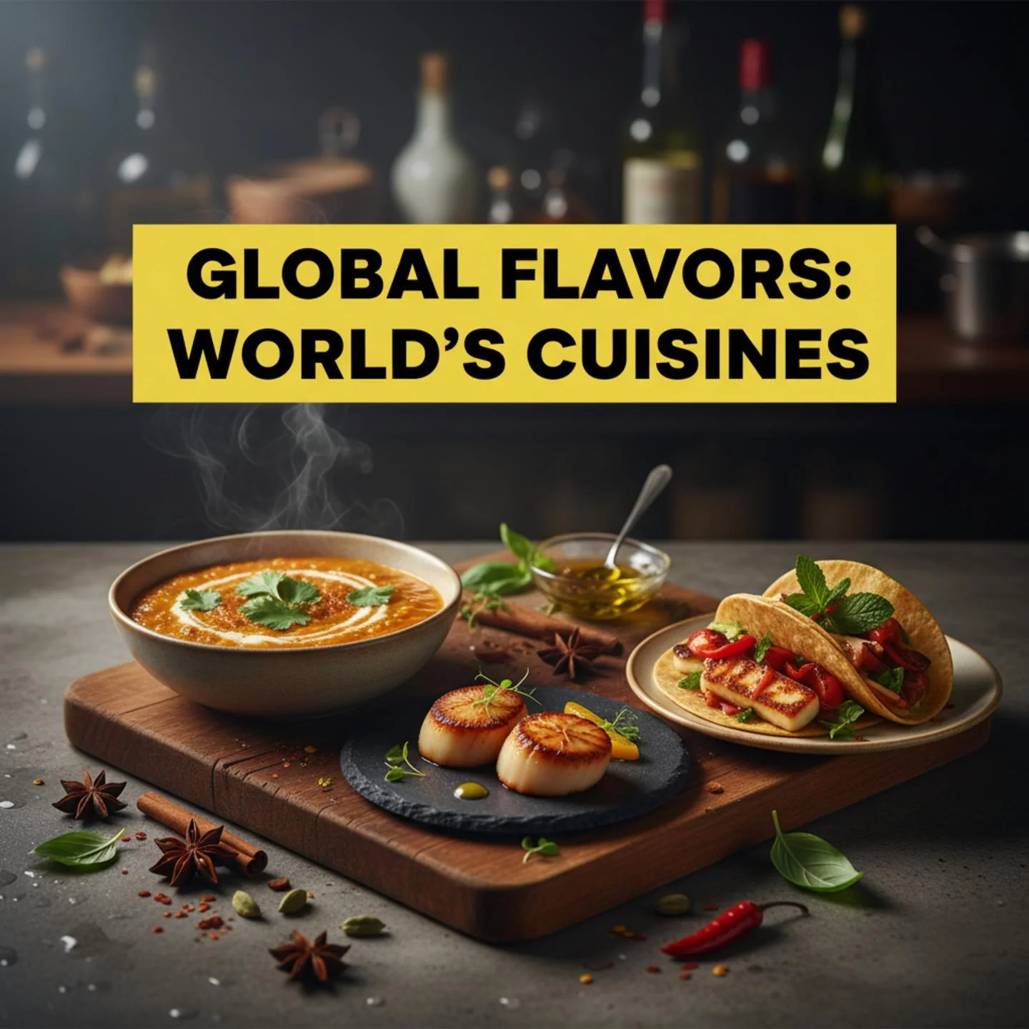 Global Flavors: World's Cuisines