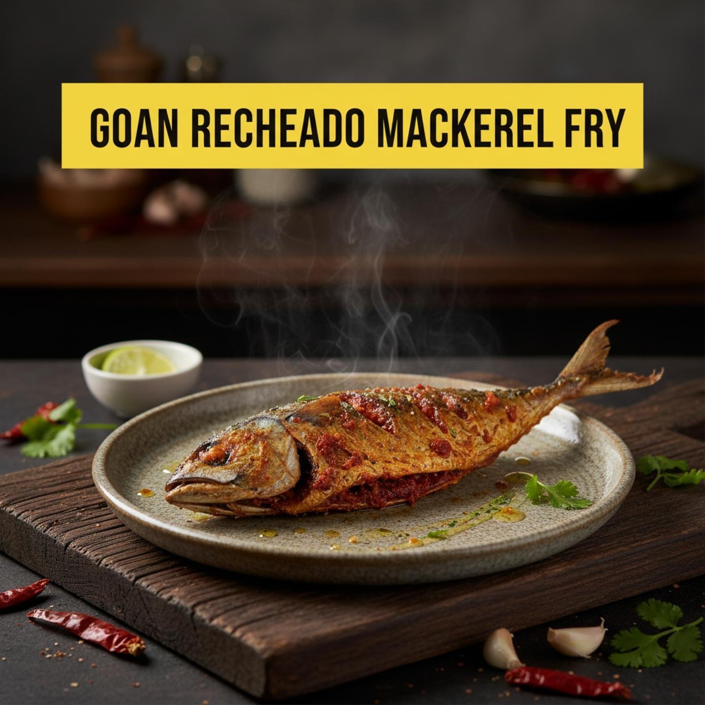 Goan Recheado Mackerel Fry