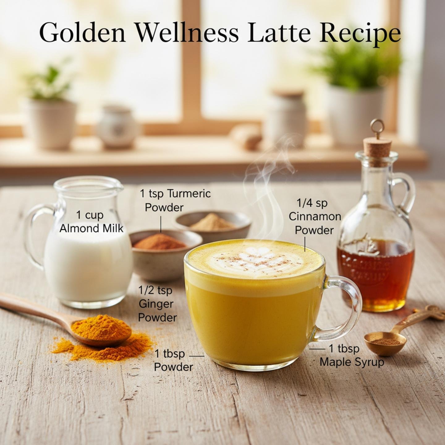 Golden Wellness Latte Recipe