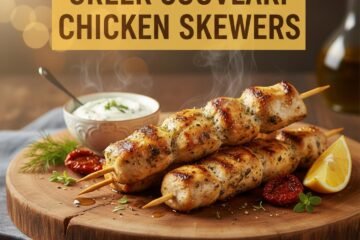 Greek Souvlaki Chicken Skewers