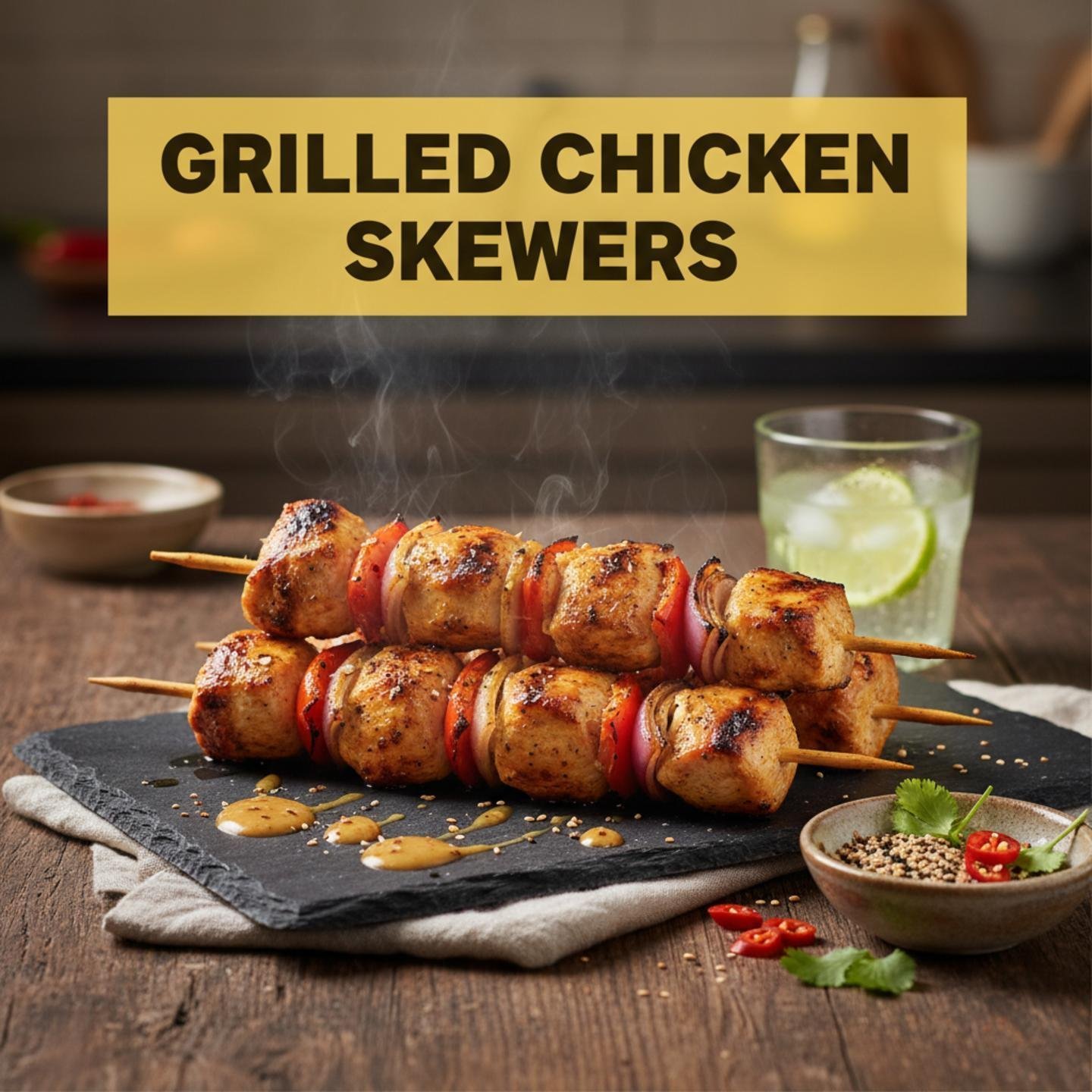Grilled Chicken Skewers
