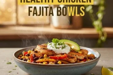 Healthy Chicken Fajita Bowls