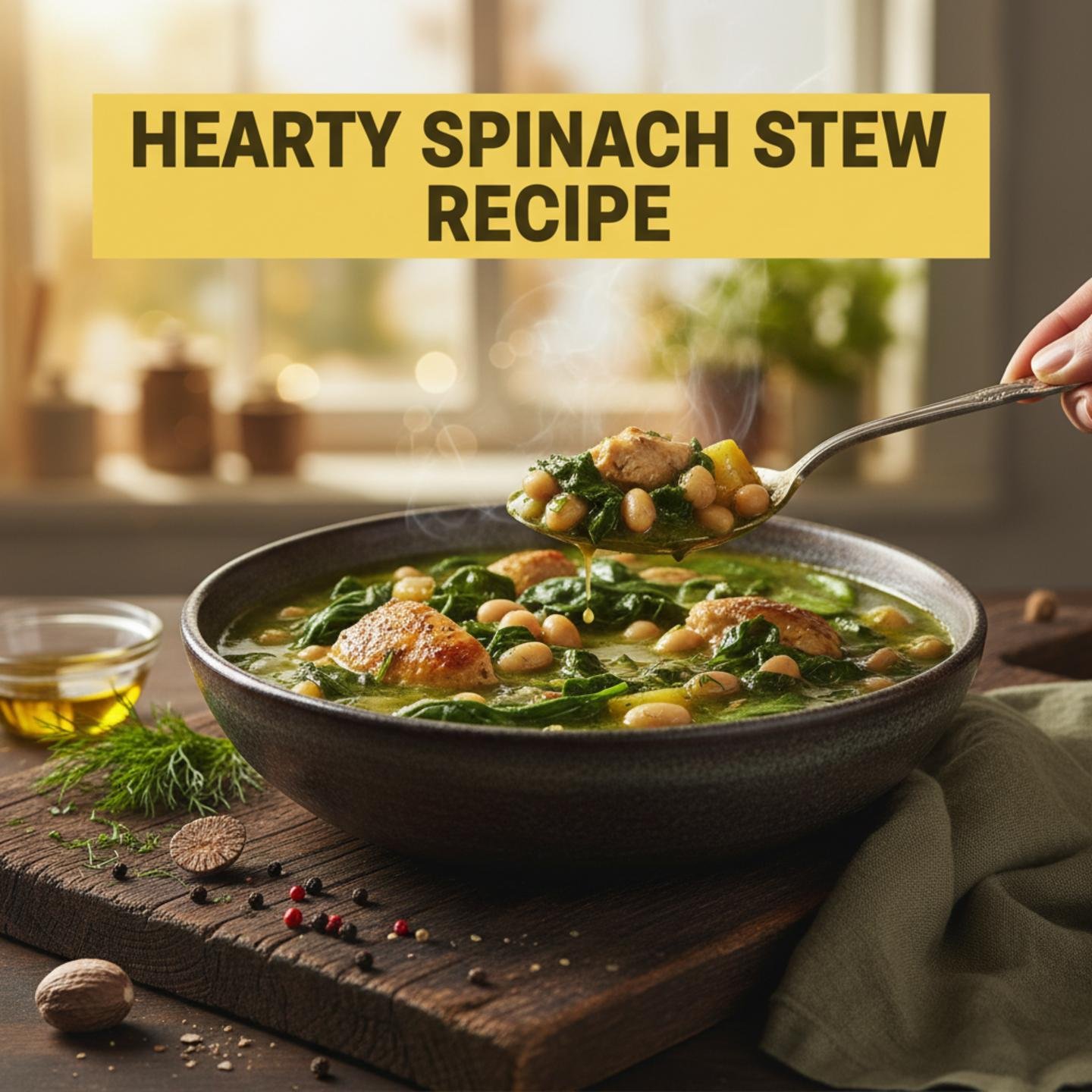 Hearty Spinach Stew Recipe