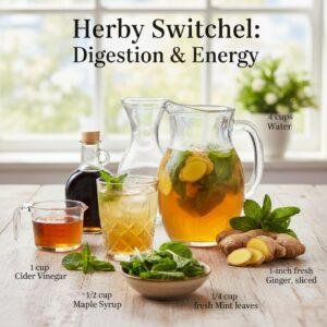 Herby Switchel: Digestion & Energy