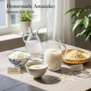 Homemade Amazake: Japanese Rice Drink