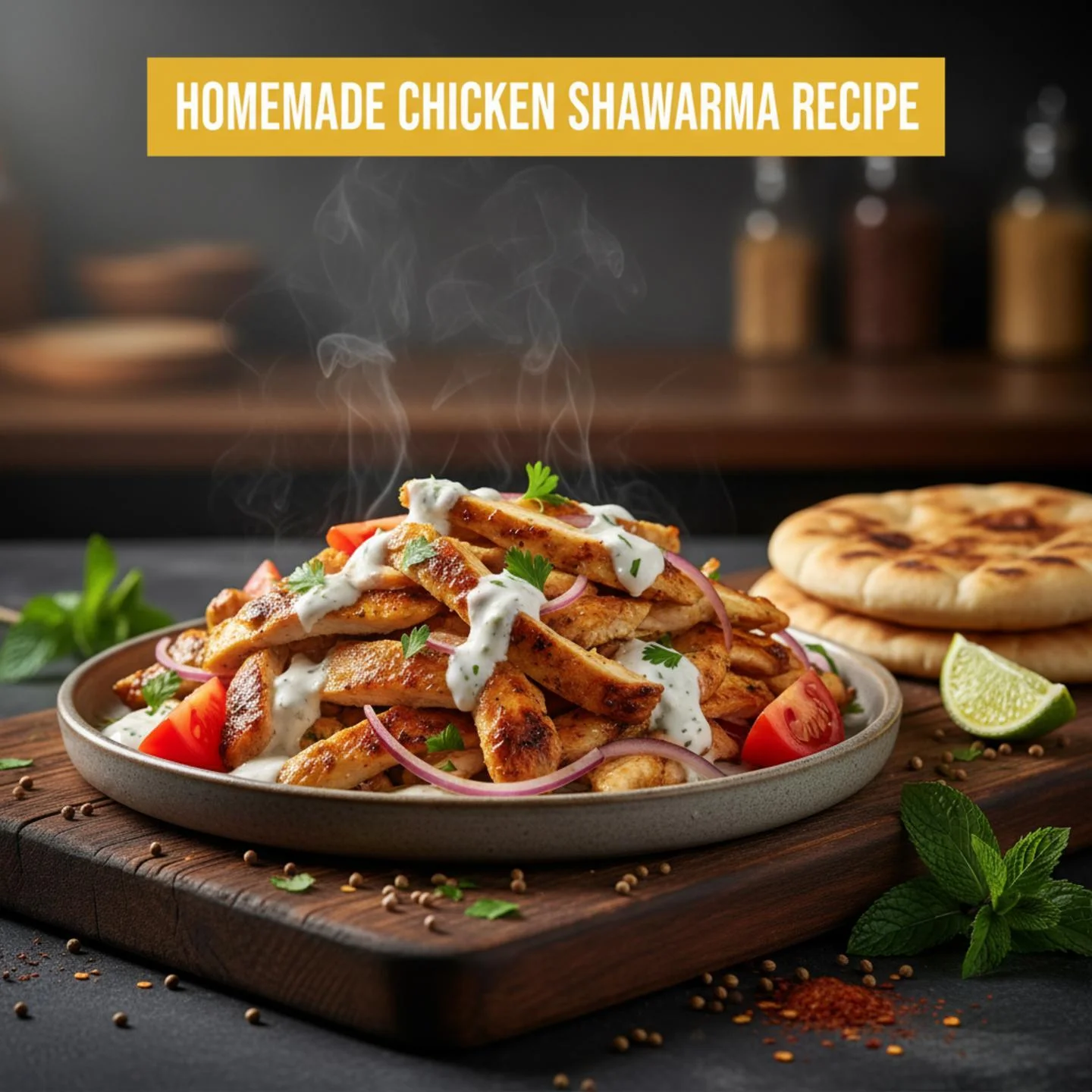 Homemade Chicken Shawarma Recipe