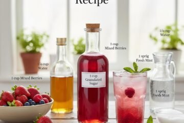 Homemade Fruit Shrub Recipe