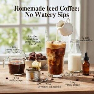 Homemade Iced Coffee: No Watery Sips