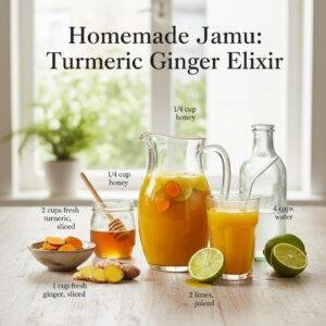 Homemade Jamu: Turmeric Ginger Elixir