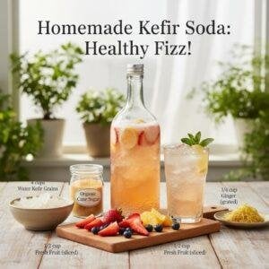 Homemade Kefir Soda: Healthy Fizz!