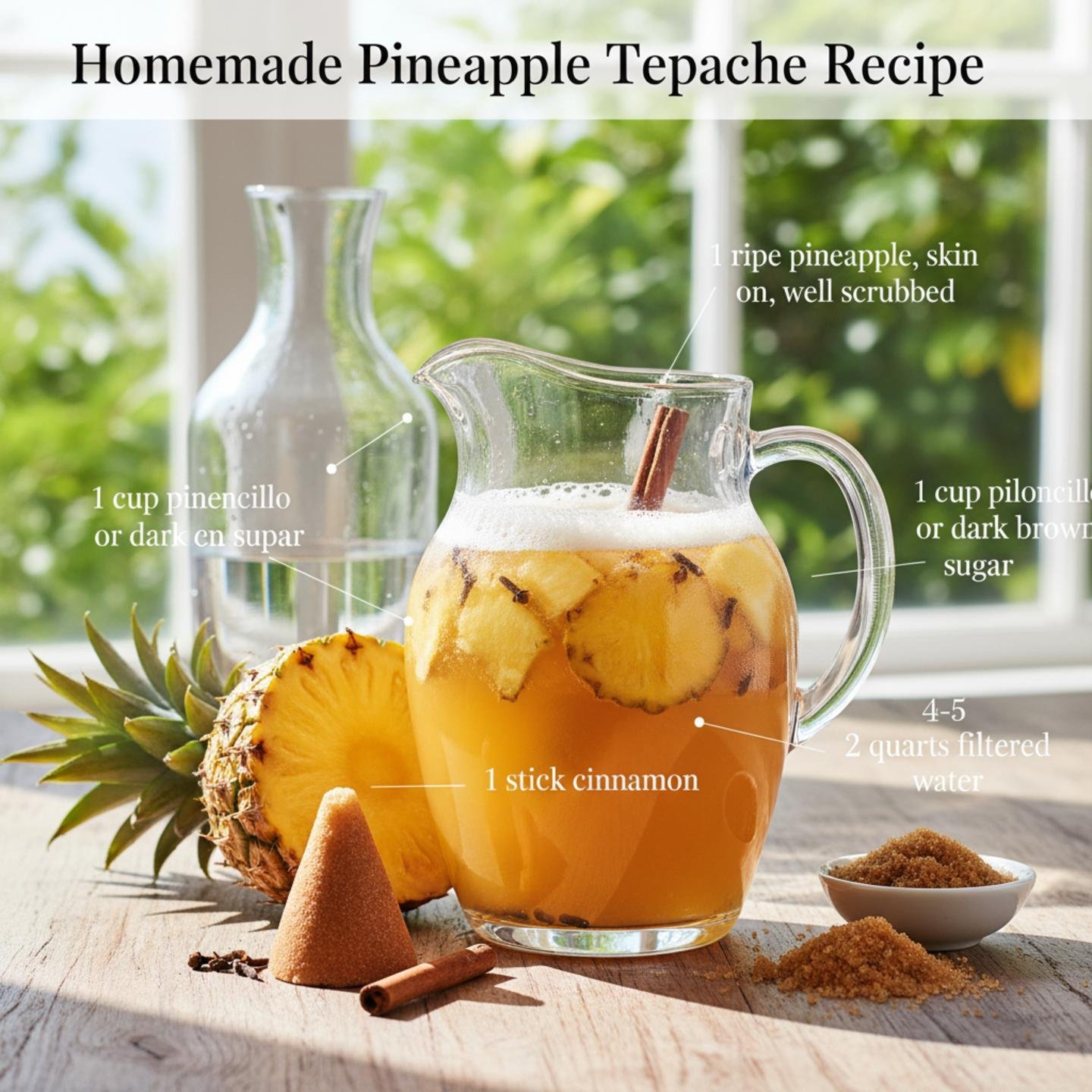 Homemade Pineapple Tepache Recipe