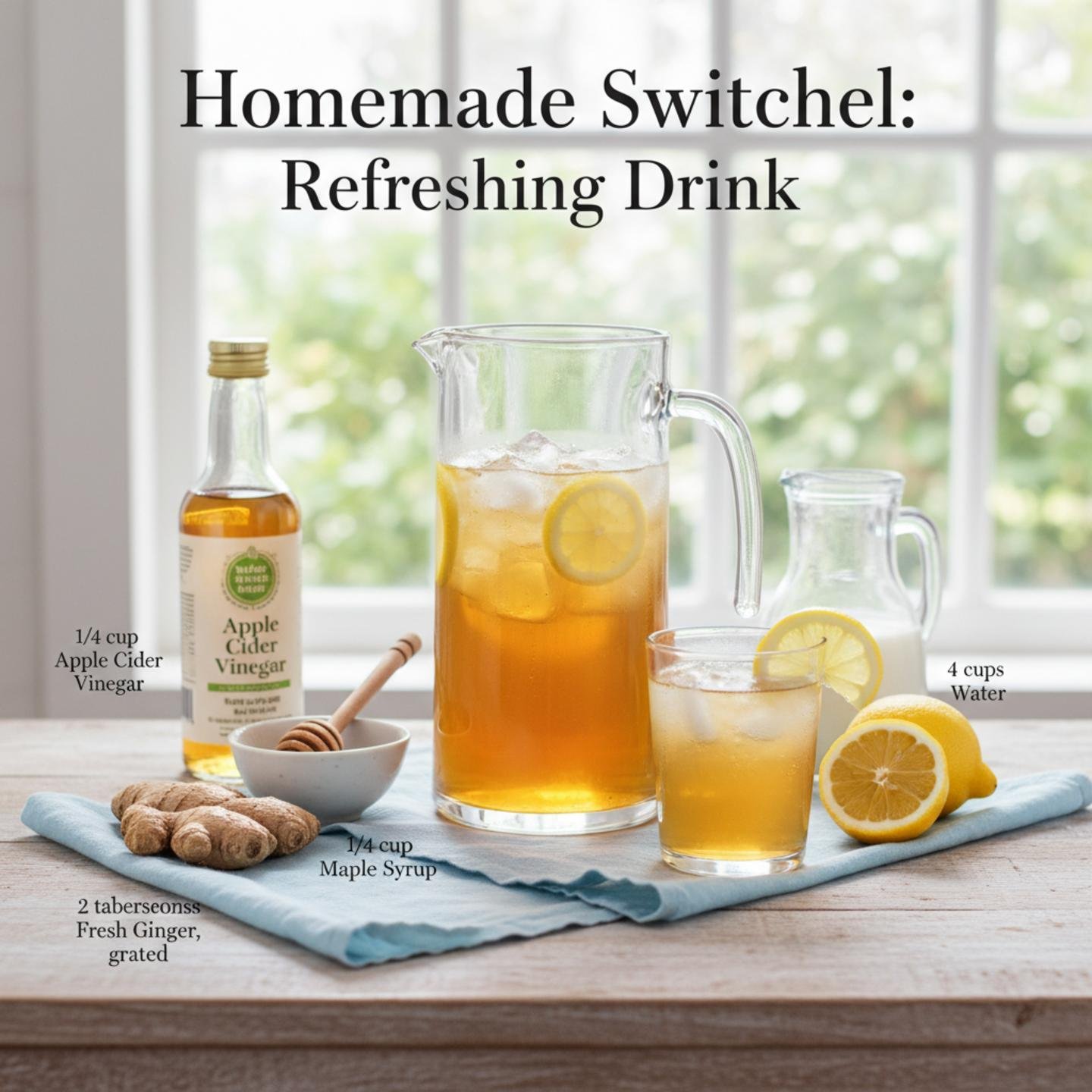 Homemade Switchel: Refreshing Drink