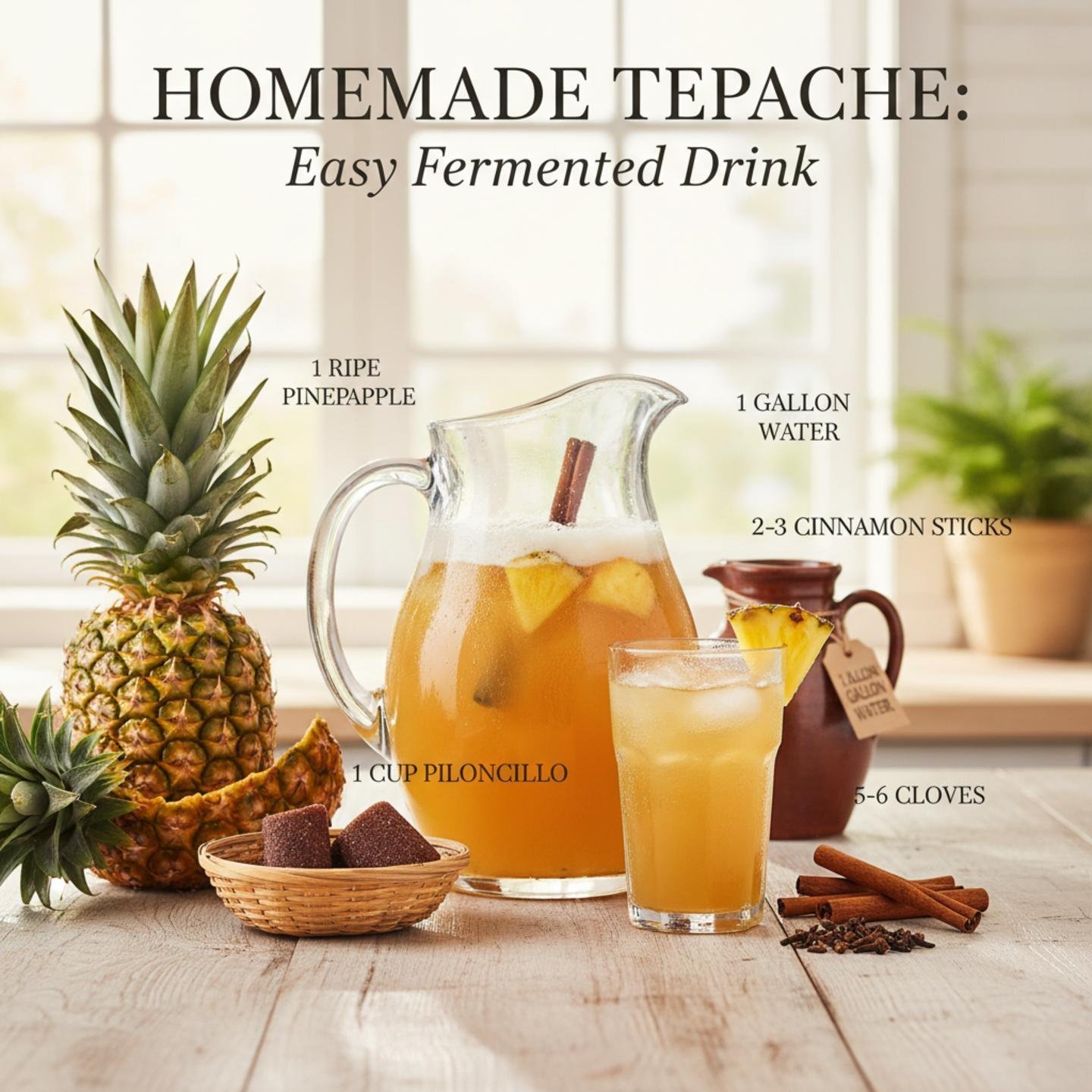 Homemade Tepache: Easy Fermented Drink