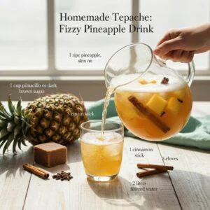 Homemade Tepache: Fizzy Pineapple Drink