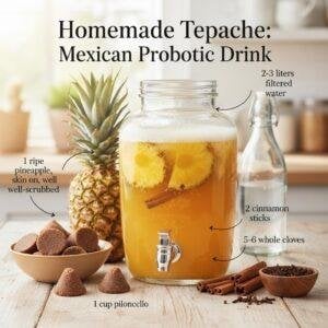 Homemade Tepache: Mexican Probiotic Drink