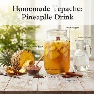 Homemade Tepache: Pineapple Drink