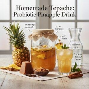 Homemade Tepache: Probiotic Pineapple Drink