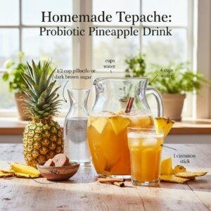 Homemade Tepache: Probiotic Pineapple Drink