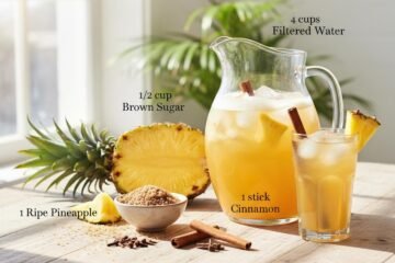 Homemade Tepache: Probiotic Pineapple Drink