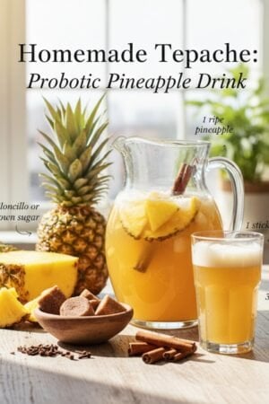 Homemade Tepache: Probiotic Pineapple Drink