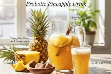 Homemade Tepache: Probiotic Pineapple Drink